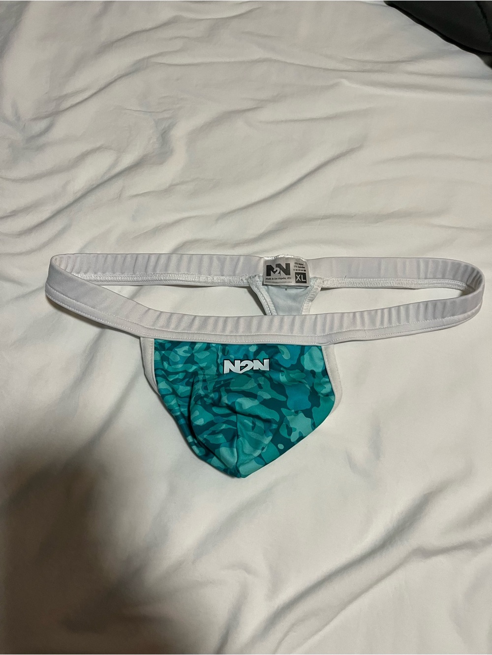 Teal Camo Men’s Swim briefs